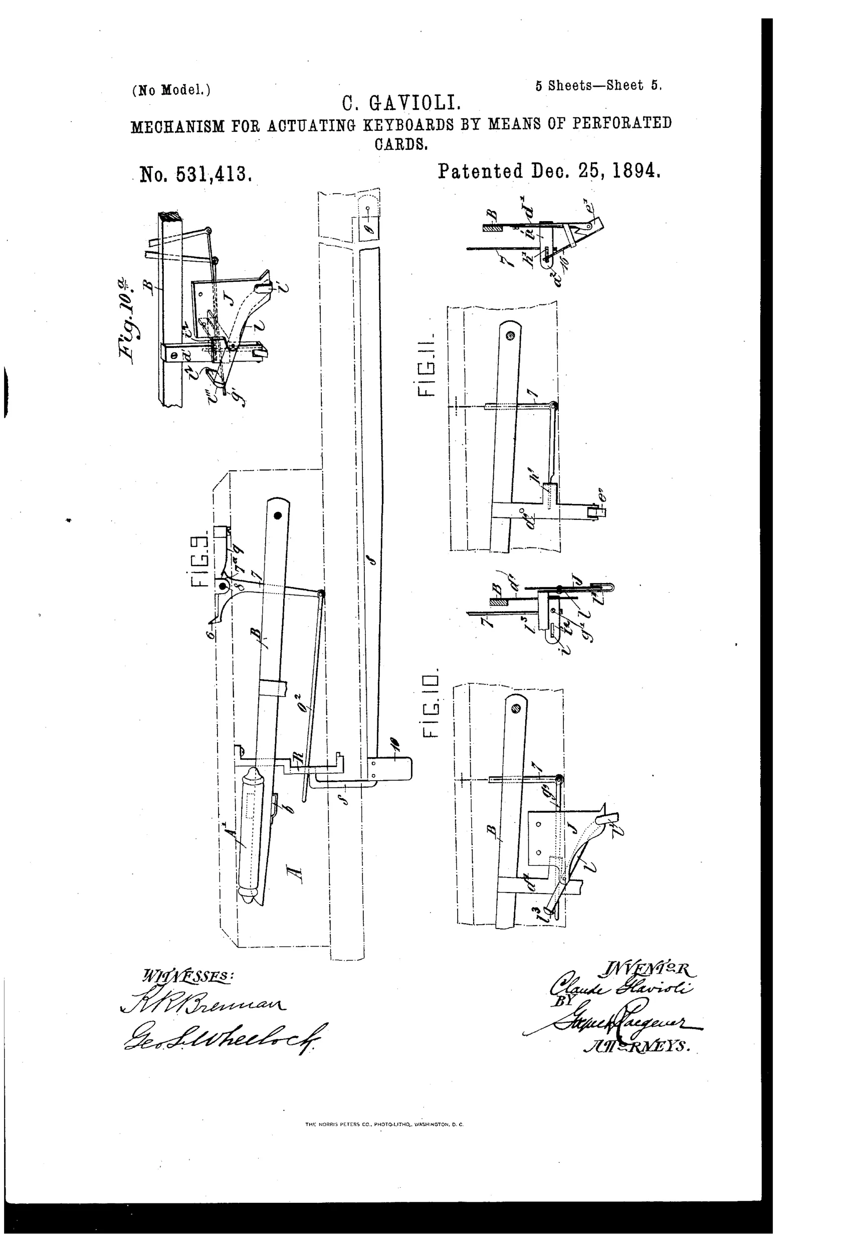 Sheet 5 of the patent